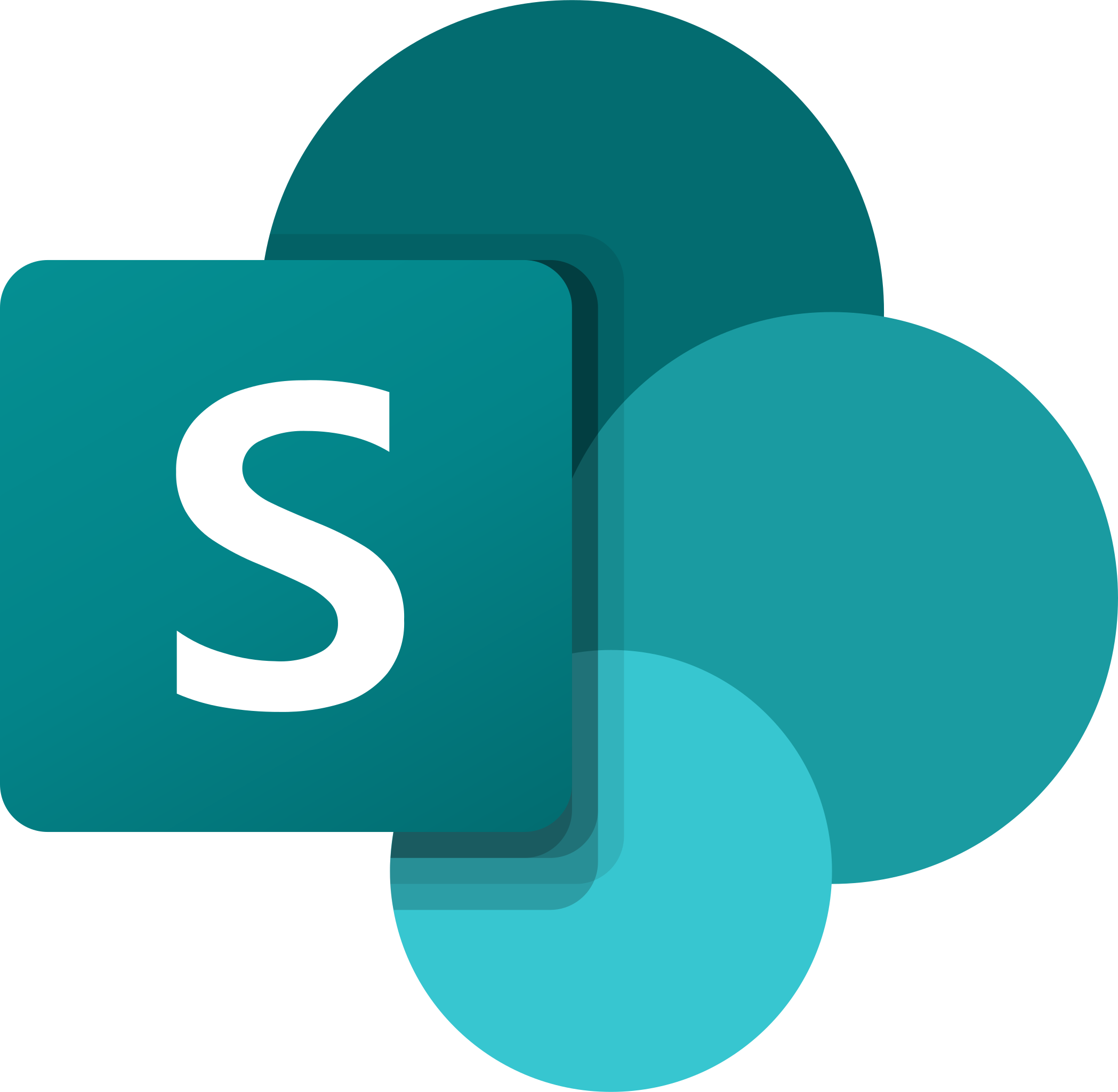 Sharepoint logo.
