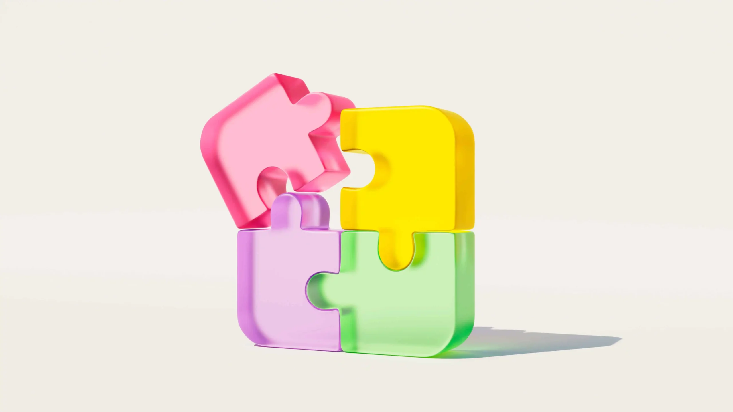 Interlocking puzzle pieces representing integrations